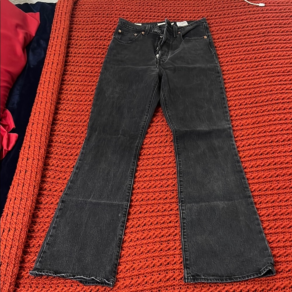 Black Flared Women's Jeans